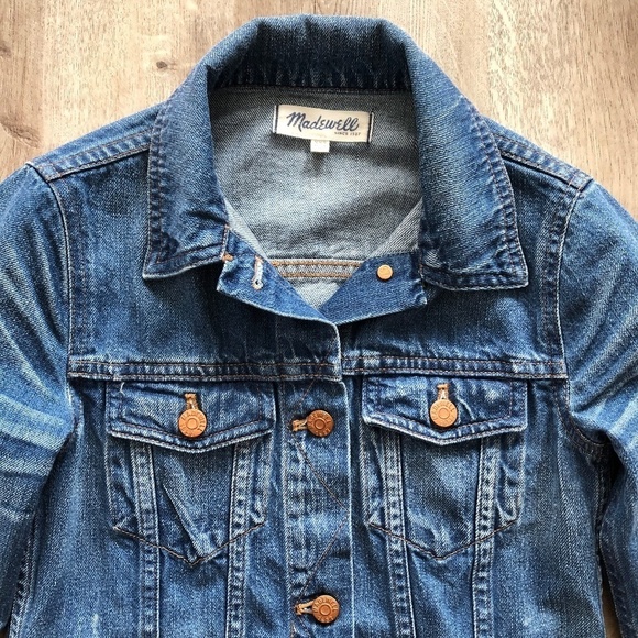 Madewell, Denim Jacket, Jean Jacket, Size XXS, Nice Condition - Picture 7 of 13
